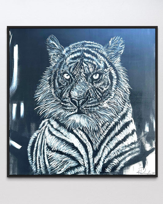 Focused Tiger | 36"x36"