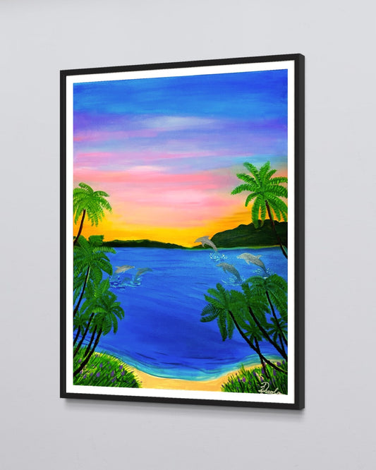 Dolphin Beach | 30"x40"