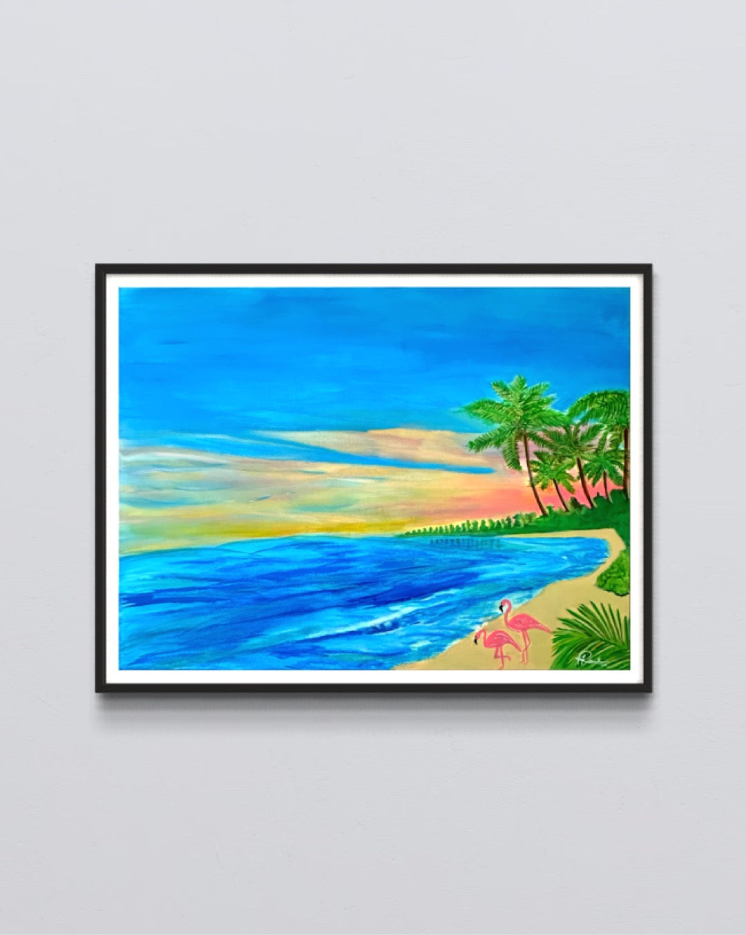 Flamingo beach